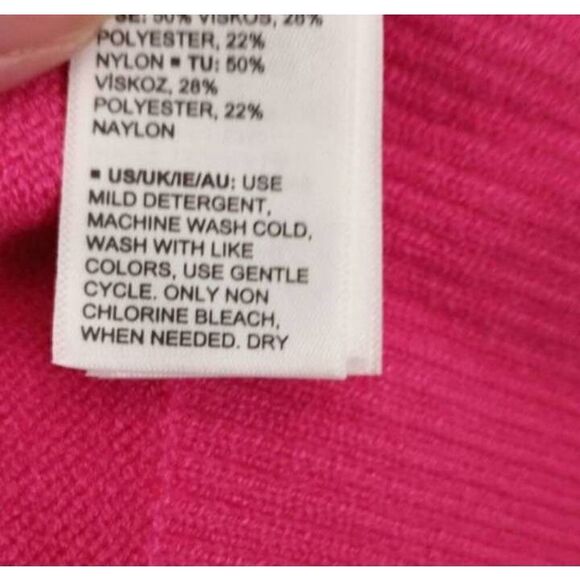 THE DROP JOSEPHINE PINK CUTOUT SWEATER SZ.L NWT. - Picture 10 of 10